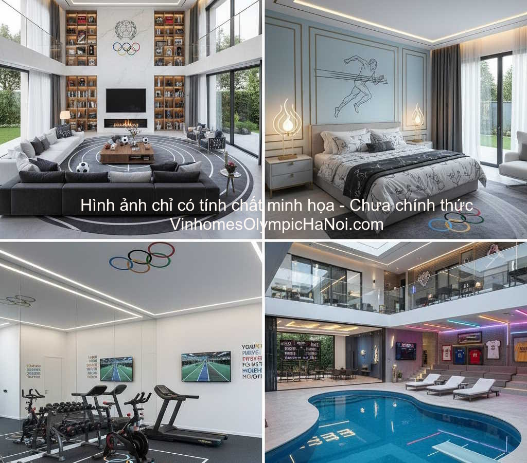 Thiết kế nội thất biệt thự Vinhomes Olympic Ngọc Hồi Thanh Trì