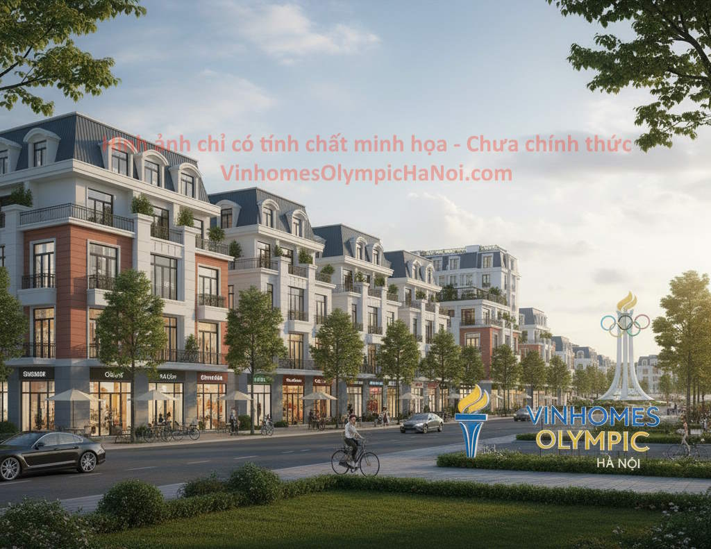 Shophouse Vinhomes Olympic| Vinhomes Ngọc Hồi