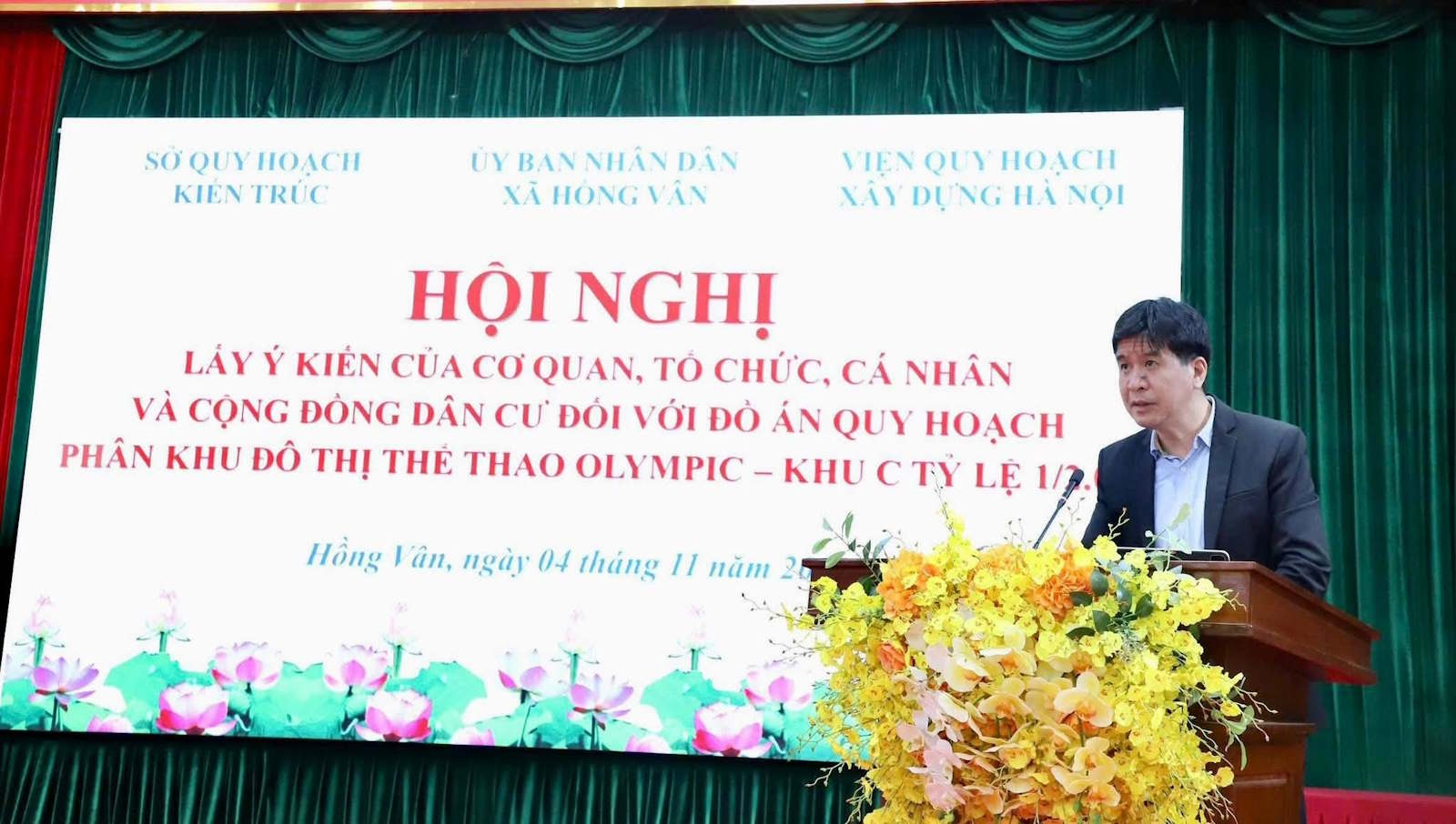 Hội nghị lấy ý kiến cộng đồng về Quy hoạch Phân khu Đô thị Thể thao Olympic – Khu C (1/2000)