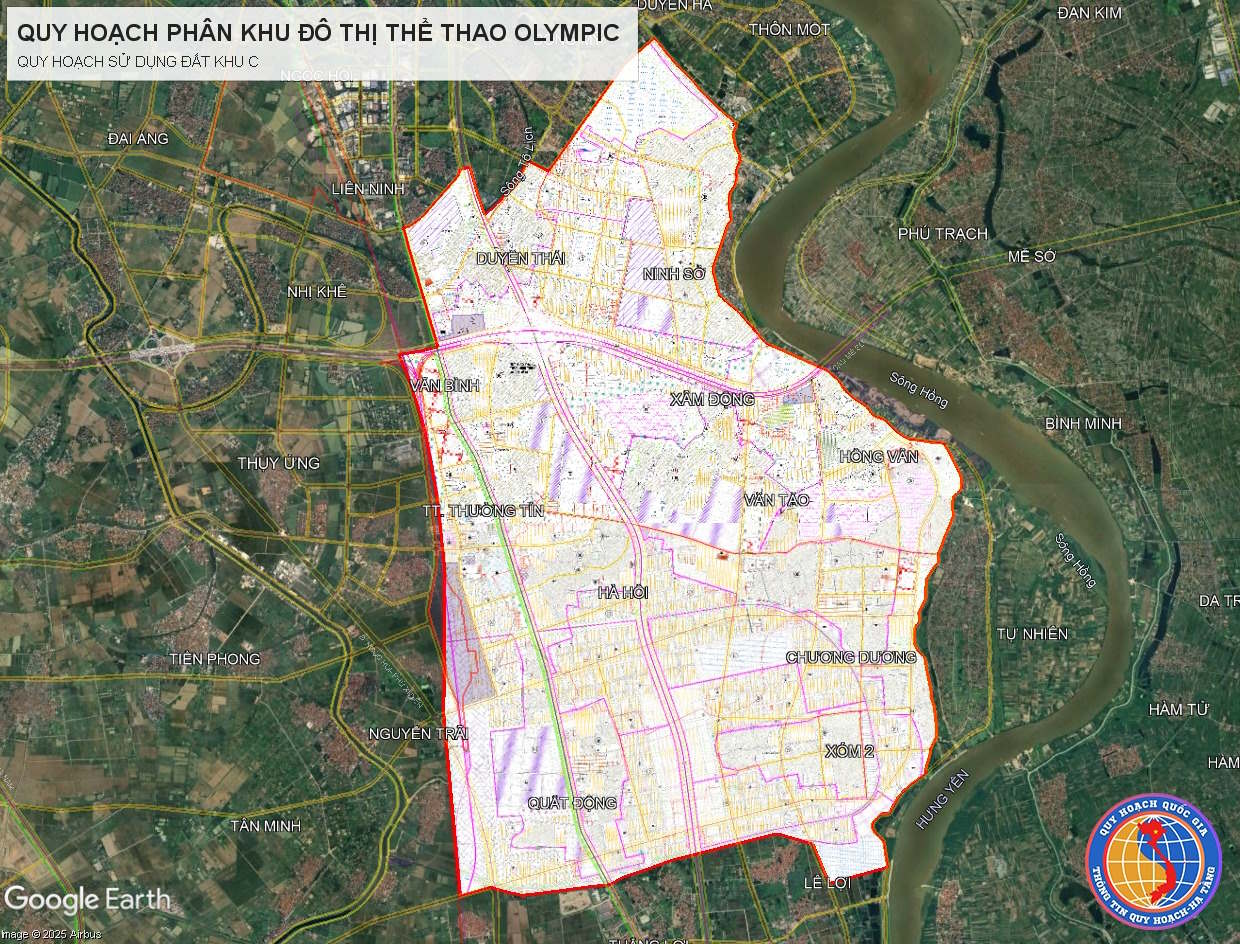 Quy hoạch Khu C – Phân khu Đô thị Thể thao Vinhomes Olympic Ngọc Hồi