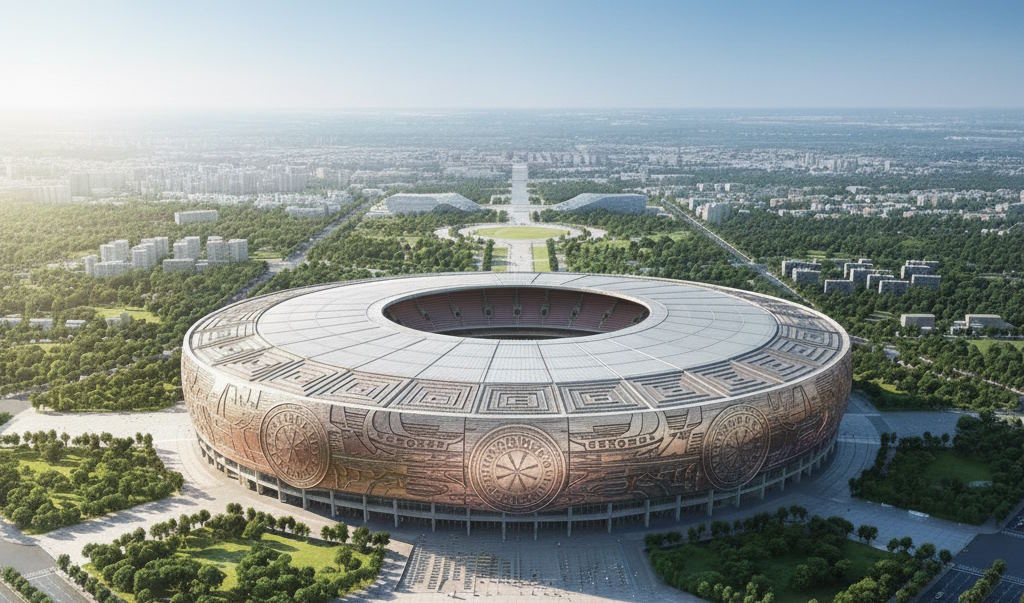 Sân vận động Trống Đồng Vinhomes Olympic – 135.000 chỗ, quy hoạch 1/500 khu B