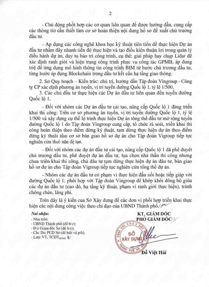 Ảnh tư liệu: Trích văn bản 196/SXD-TCĐT (07/01/2026) - Trang 2.