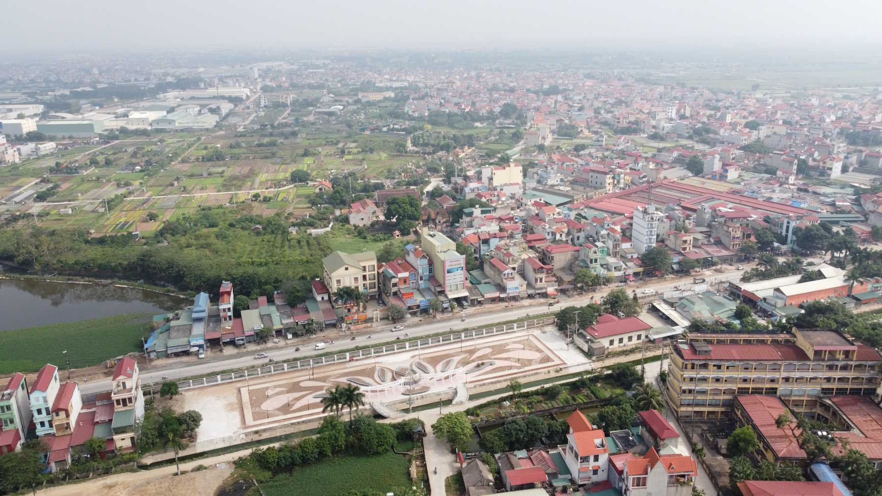 Quốc lộ 1A trước khi mở rộng tại Thường Tín