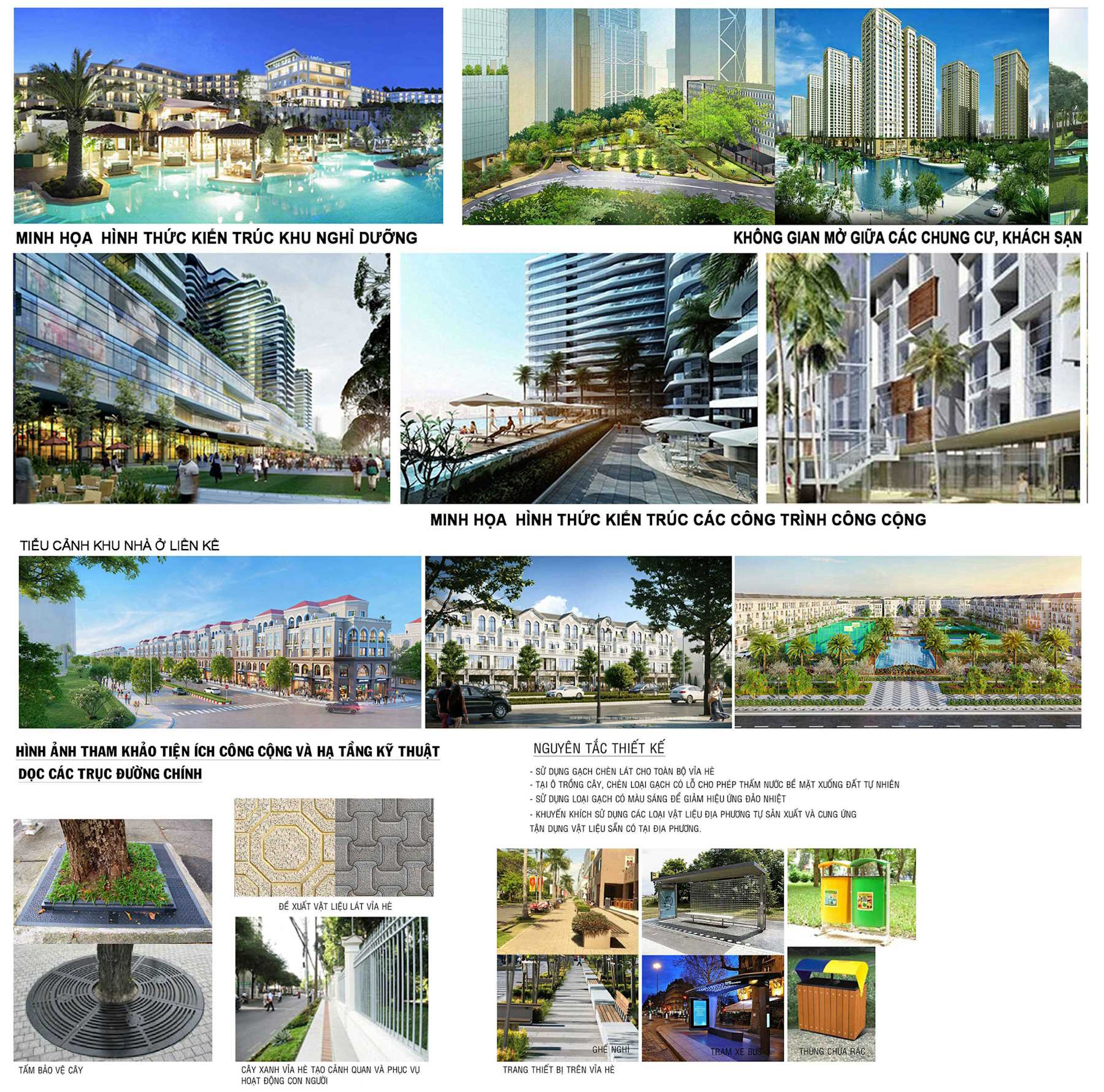 Phối cảnh sản phẩm tổ hợp khách sạng nghỉ dưỡng - chung cư - biệt thự - liền kề tại khu C - Khu đô thị thể thao Vinhomes Olympic