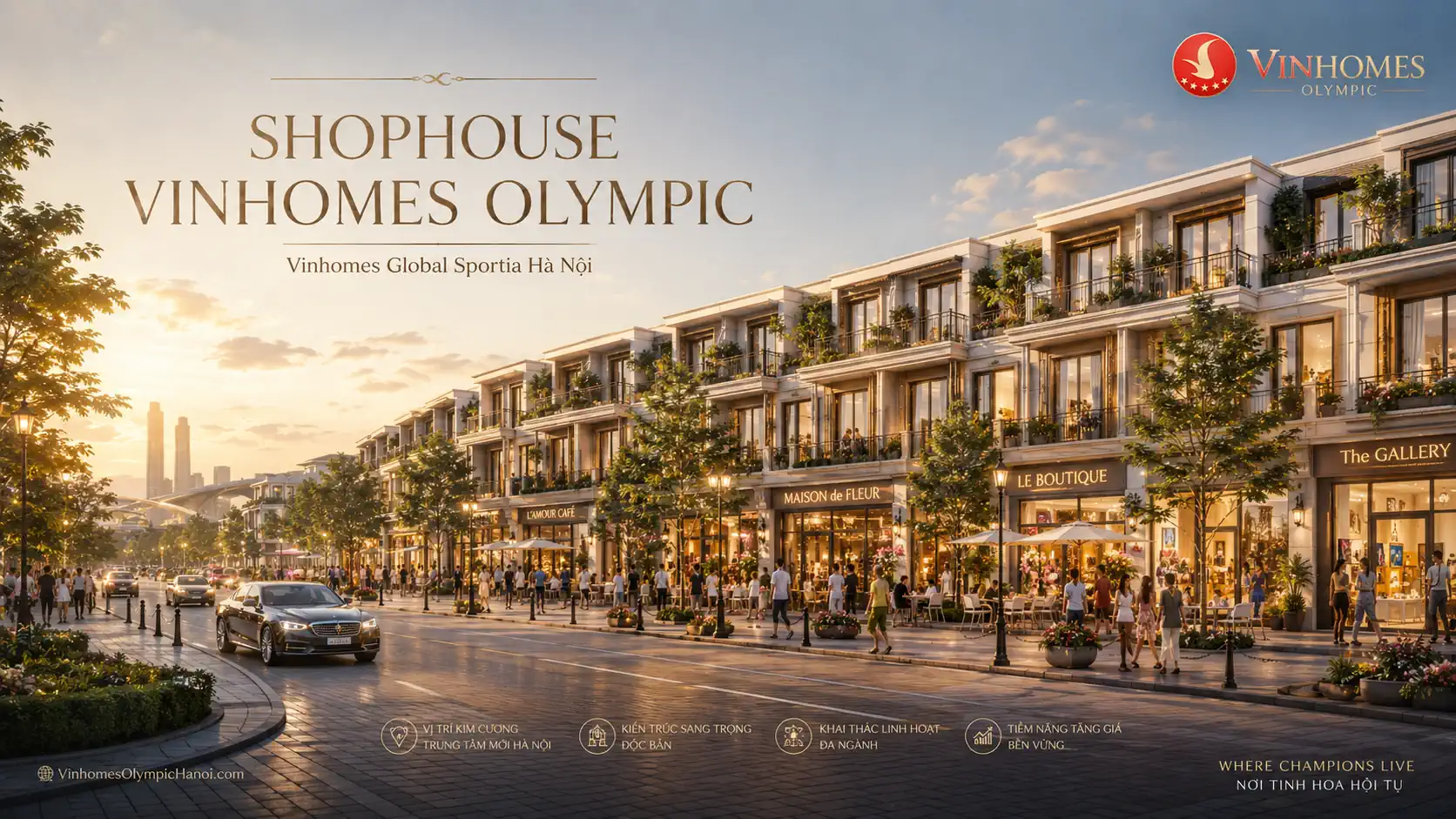 Shophouse Vinhomes Olympic - Vinhomes Global Sportia