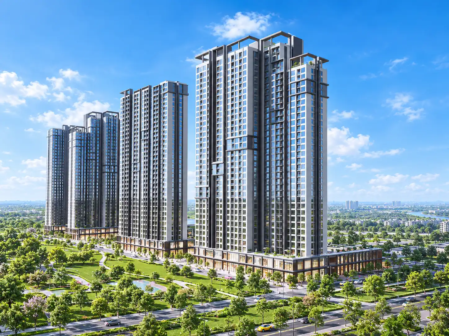 Phối cảnh tổng thể The CityOn