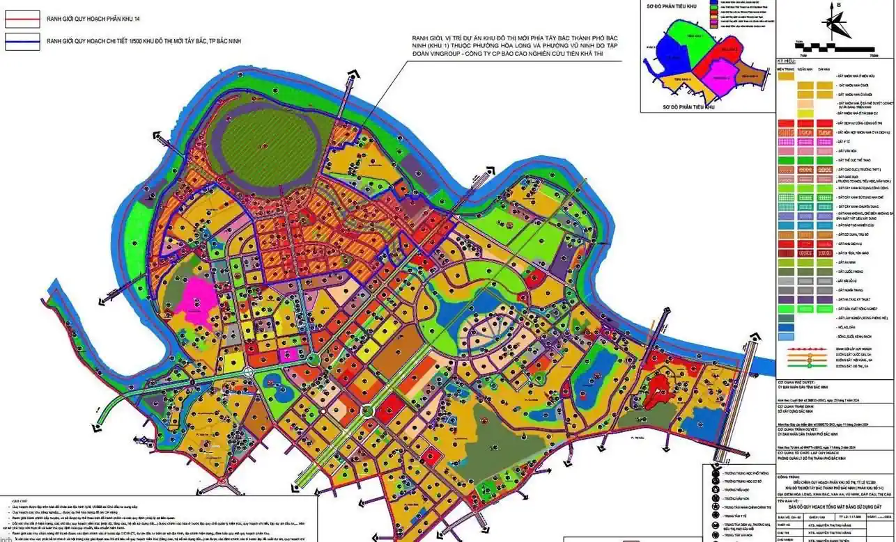 Quy hoạch 1/500 Vinhomes King Park