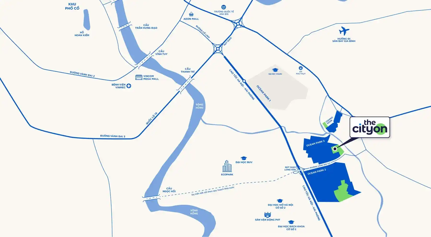 Vị trí The CityOn